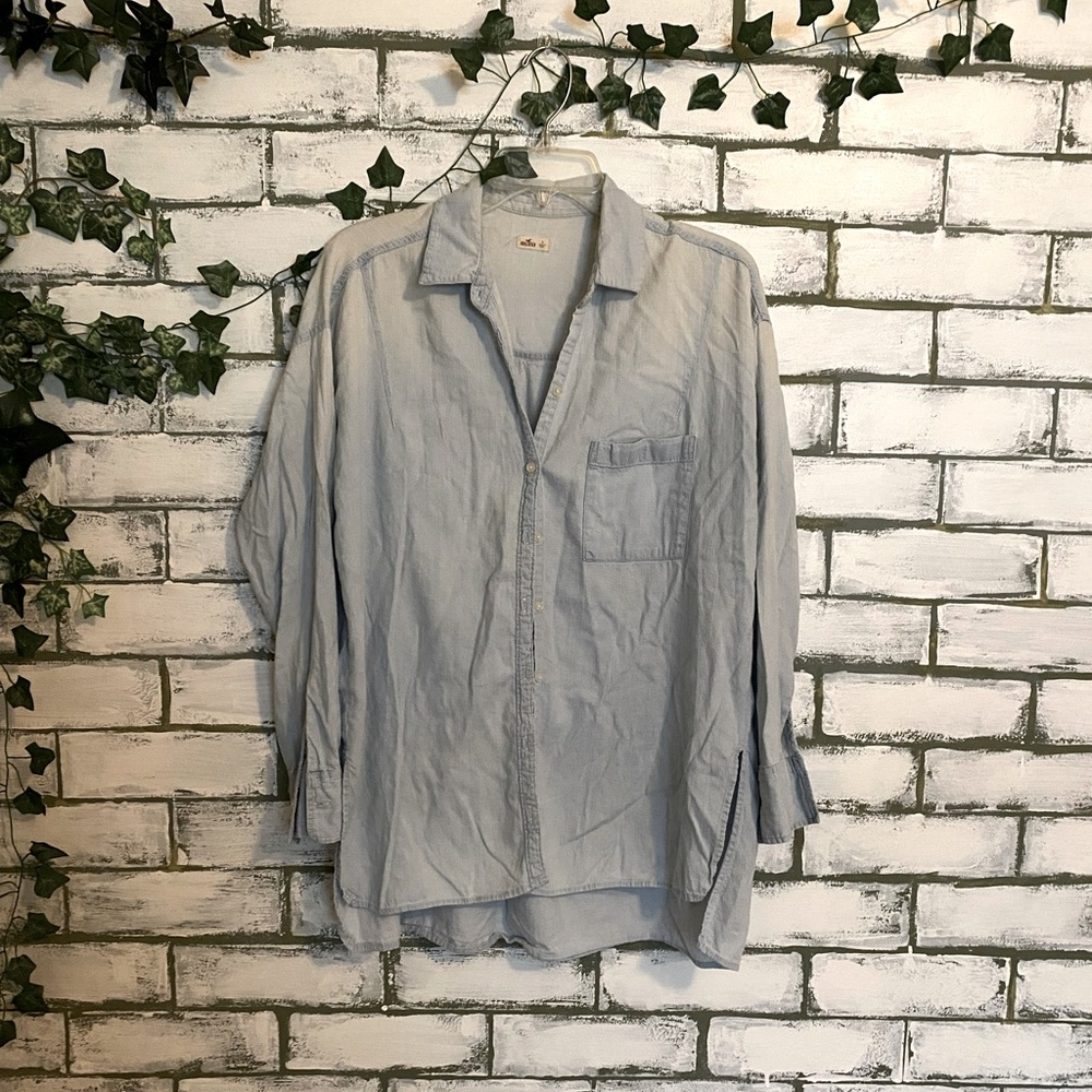Hollister denim shirt | chambray